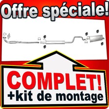 Ligne pot d'échappement pour OPEL MERIVA A 1.6 2005-2010 +Tuyau Silencieux