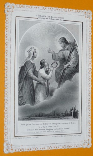 Canivet image pieuse 1875 - canivet,