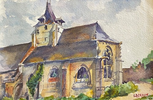 Criel sur mer église - mer,