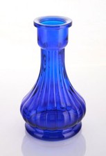 Nouveau vase de gini BLEU décoratif pour chicha narghilé pyramide MEDIUM 