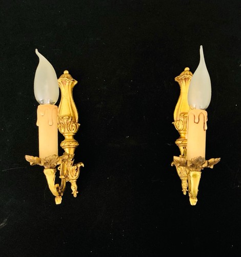 Paire appliques bronze - d’appliques, en