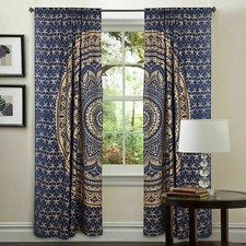 Rideau indien mandala en coton