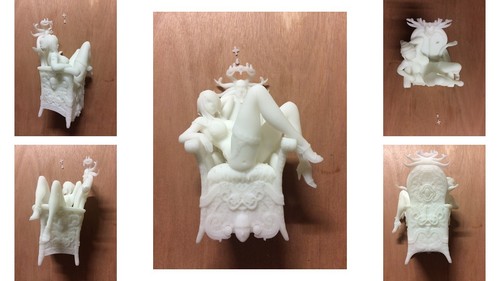 Figurine courtisane - figurine, :