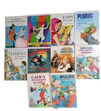 lot de 10 livres Bibliothèque rose Hachette Livre Enfant Ancien Jeunesse Vintage