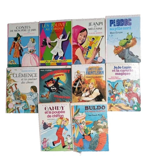 Lot livres bibliothèque - 10,