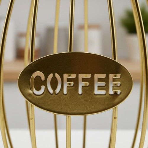 Range café métal bois - café,