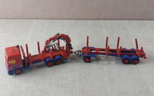 Ancien camion, porte marchandise avec grue, Siku 3812