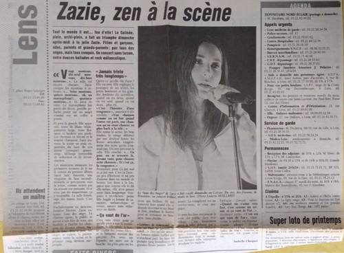 Zazie zen la scène - ,,