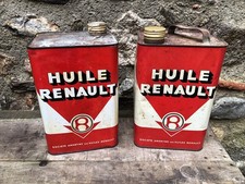 Ancien bidon d’huile RENAULT