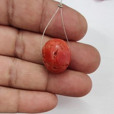 Perles de corail rouge italien