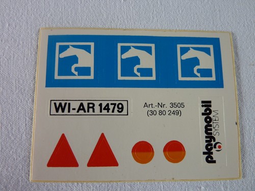 Playmobil autocollant sticker - ,