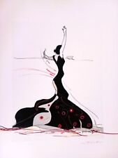 Tableau, peinture, idée cadeau, danseuse, flamenco, Espagne