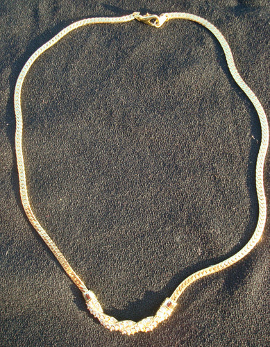 Collier ancien plaqué et - collier,