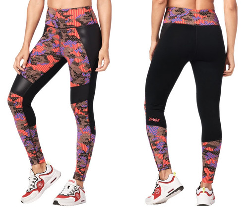 Zumba dance tribe high waisted - zumba,