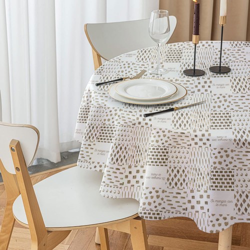 Nappe antitache ronde housse - ronde,