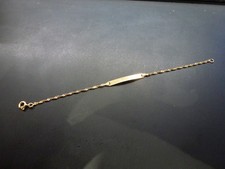 gourmette bebe or tete d'aigle