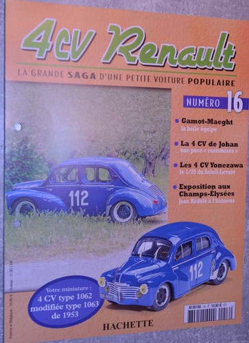Fascicule 4cv renault la - fascicule, 16