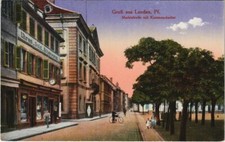 CPA AK Landau Marktstrasse m