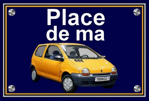 Plaque place ma renault - place,