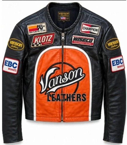 Vanson leather racing jacket - vanson,