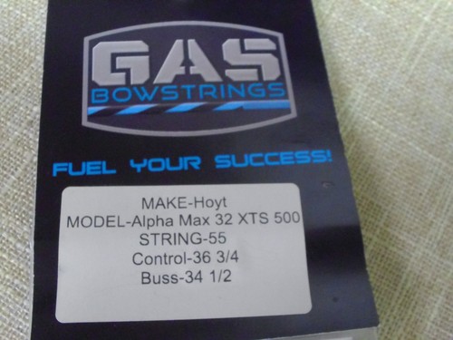 Gas bowstrings hoyt alpha max - gas,