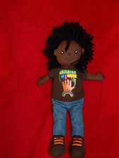 Doudou Poupée Vert Baudet Garcon Africain Noir Children Of The Words