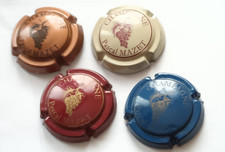 lot de 4 capsules de  champagne MAZET Pascal n° 1 + 2 + 4 + 13   Belle cote