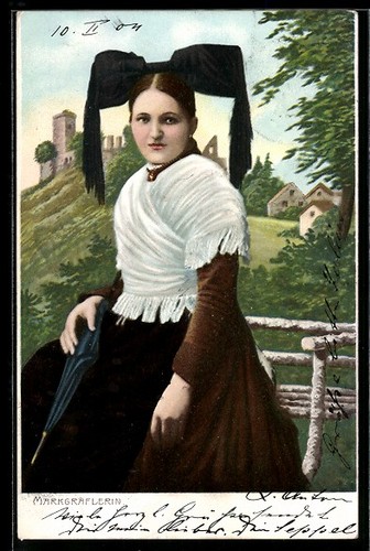 Carte postale jolie marquise - jolie,