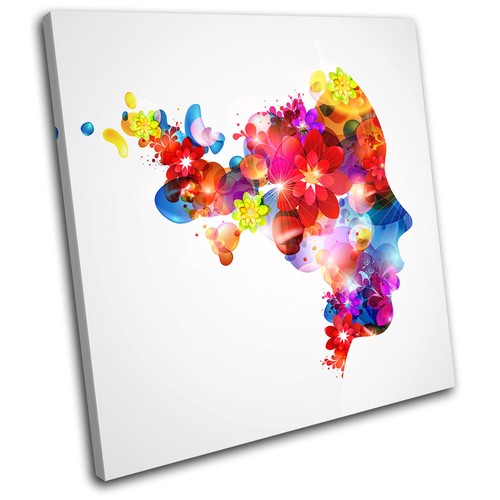 Woman flowers illustration - woman,