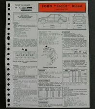 Fiche technique automobile