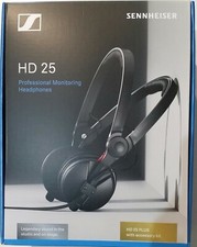 Sennheiser HD 25 Plus Écouteurs Moniteur Chiusa Double Câble Et Pavillons Pièce