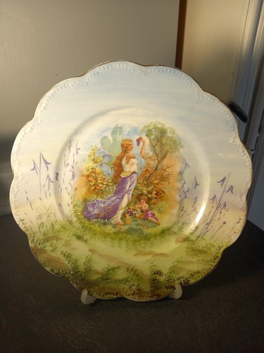 Assiette ancienne decorative - ancienne,