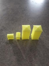 2 Armoires électrique + 2 caisses à piles pour votre décor - Train modelisme  HO