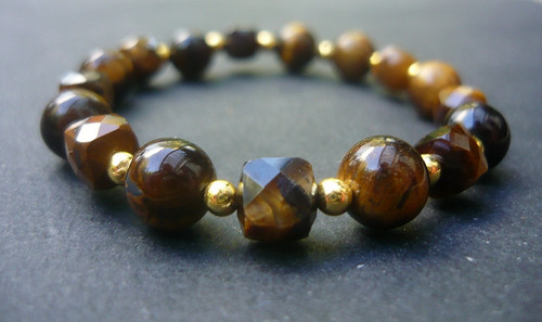Bracelet perles rondes - , à