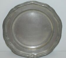 -ASSIETTE LOUIS XV ETAIN Maître TOURNIER à RODEZ datée 1756 dans le tampon XVIII