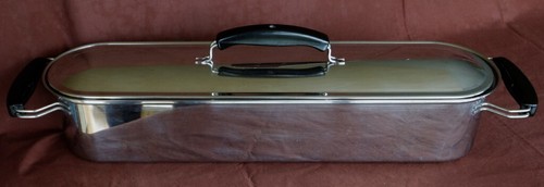 Grande poissonnière inox avec