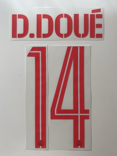 Flocage officiel psg - flocage, d.douÉ