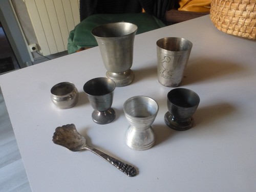 Lot timbale coquetier - lot,