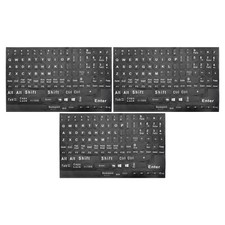 Clavier Autocollants 3 Paquet pour Ordinateur Portable Bureau Ordinateur