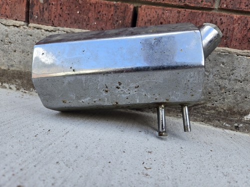 Vintage chrome octagon oil - chrome,