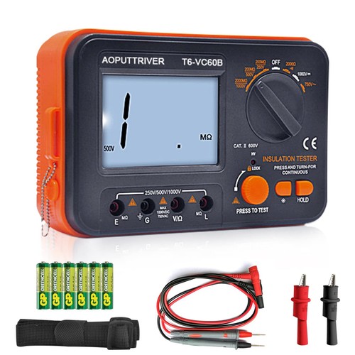 Megohmmeter 1000v insulation - 1000v,