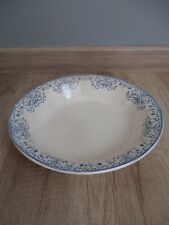 PLAT CREUX- PORCELAINE de CHOISY le ROI - décor MOUSTIERS - BOULENGER &CIE