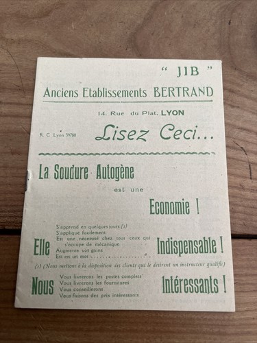 Brochure ancienne n251 - ancienne, jib