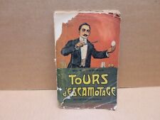 MAGIE PRESTIDIGITATION Gaston ROBERT Les gais et curieux tours d'escamotage 