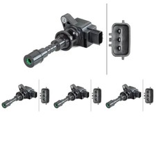 4 x Bobine d'allumage HELLA pour MAZDA 5 (CR), 5 II, 6 I, 6 II, 6 Kombi (GH)