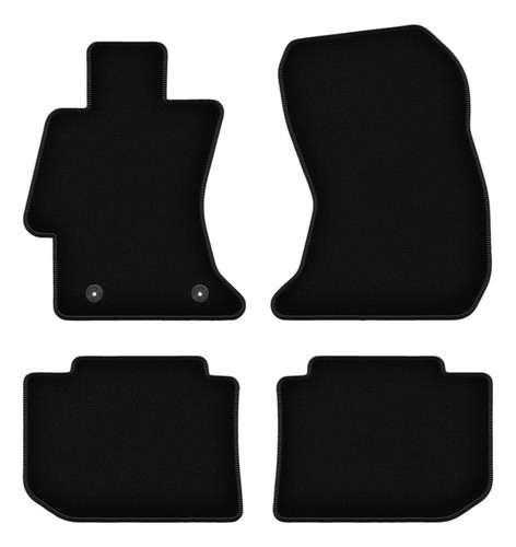 Tapis sol velours noir - de,