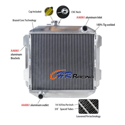Aluminum radiator for - radiator,