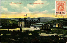 PC TURKEY CONSTANTINOPLE ISTANBUL ROBERT COLLEGE RUMELI HISSAR (a68636)