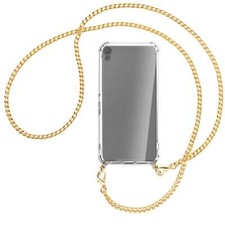 Collier pour Sony Xperia XA chaîne en métal (O) Etui Coque antichoc avec cordon