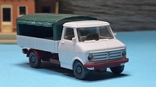 HO - WIKING - CAMION BÂCHÉ OUVERT BLANC et VERT*** OPEL BEDFORD*** en BON ÉTAT